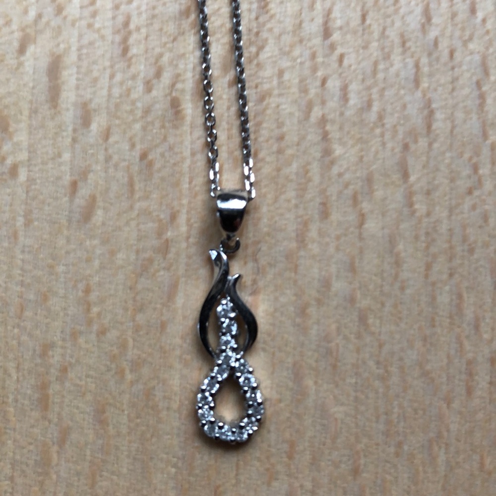 Diamond & White Gold Necklace